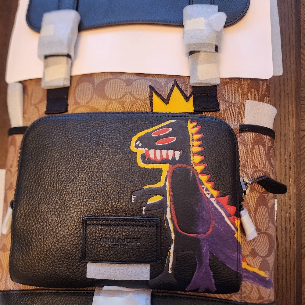 Limited Edition Jean Michel Basquiat Coach Backpack